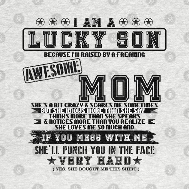 i am a lucky son by Amberstore